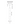 Tekiò Vertical P4 line drawing by Santa & Cole showing dimensions and pendant light proportions