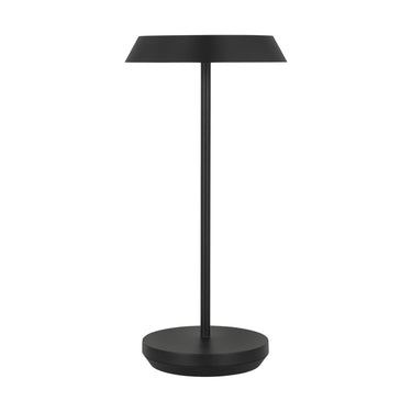 Black Tepa Accent Cordless Table Lamp by Visual Comfort Modern - Cordless Portable Lamp for Modern Living Room
