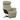 Scandinavian modern Timeout Recliner with swivel foot and matching footstool in taupe fabric for living room comfort