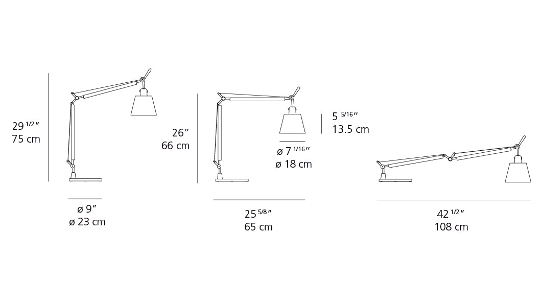 Tolomeo Shade Desk Lamp TLS000 | Artemide - New