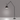 Artemide Tolomeo Mega LED floor lamp in bedroom corner lighting setup in black shade and black finish
