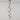 Trace Free Fall 9 chandelier, nine curved bronze strands with glass shades in a tall vertical cascade, studio view