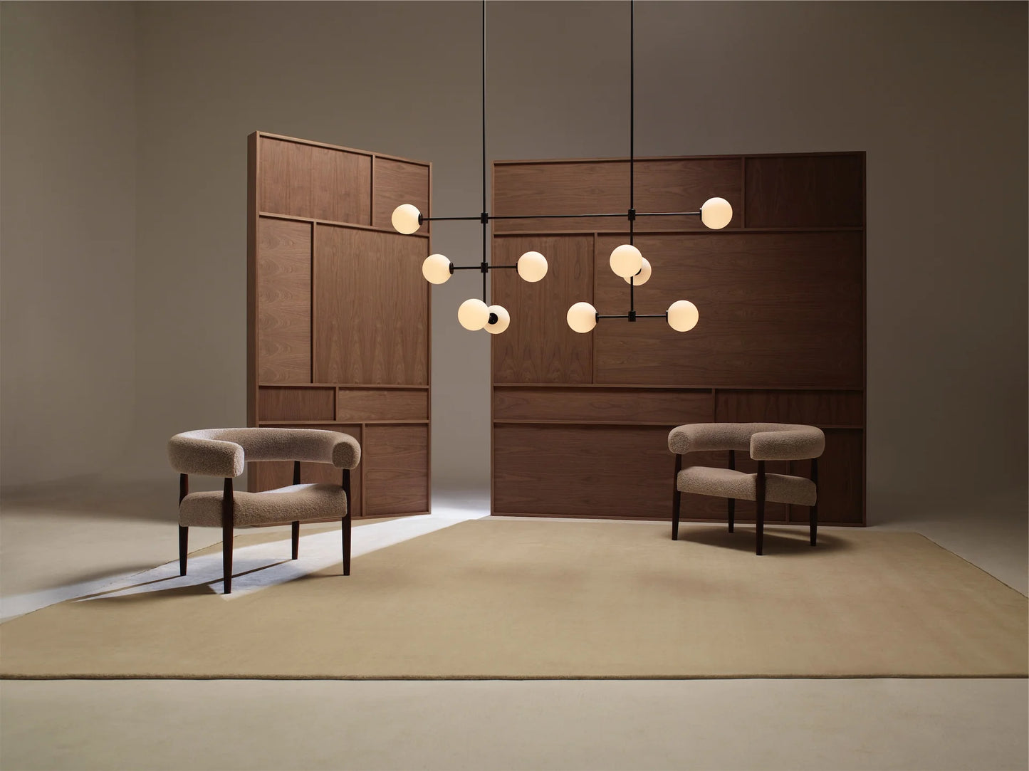 Trevi Multi Arm 10 Pendant Light by CTO Lighting