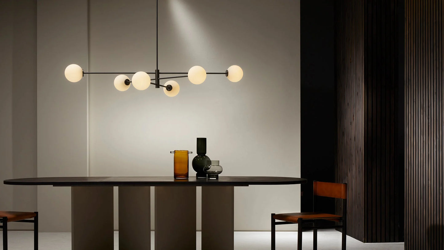 Trevi Multi Six Pendant Light by CTO Lighting