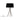 Trípode G6 table lamp (black, lit, white background) by Equipo Santa & Cole — view 6
