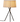 Santa & Cole Trípode M3 table lamp with natural ribbon shade