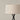 Modern table lamp with natural ribbon lampshade