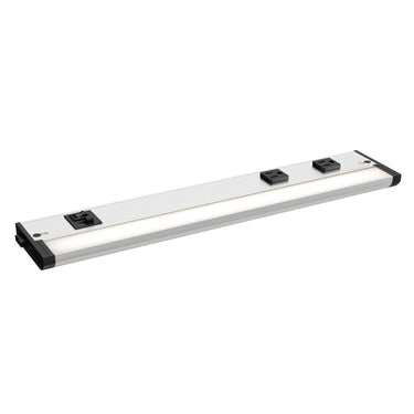 Maxim Lighting CounterMax 5K 18" LED Under Cabinet w 3 Prong Satin Nickel