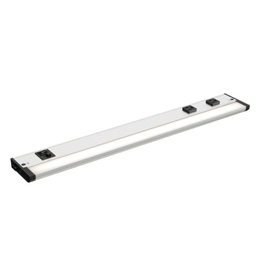 Maxim Lighting CounterMax 5K 24" LED Under Cabinet w 3 Prong Satin Nickel