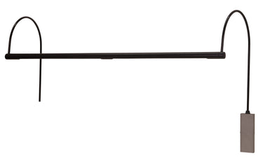 House of Troy Ultra Slim-Line 28" LED Black Plug-In Picture Lights