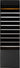 Lamel 19 Louvered Outdoor Wall Light by Kelly Wearstler for Visual Comfort - lit front view
