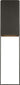 Alude 36 Brass Outdoor Wall Sconce by Mick De Giulio for Visual Comfort - angle