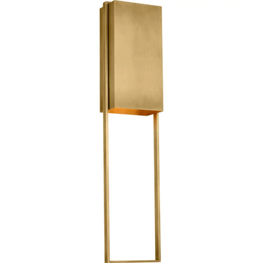 Hand-Rubbed Antique Brass Alude 36 by Mick De Giulio, clean studio shot