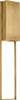Alude 45 Brass Outdoor Wall Sconce by Mick De Giulio for Visual Comfort - angle