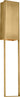 Alude 45 Brass Outdoor Wall Sconce by Mick De Giulio for Visual Comfort - angle