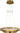 Grace 24 Oak Ring Chandelier - front