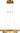 Grace 24 Oak Ring Chandelier - front