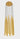 Pylon 8-Light Chandelier Visual Comfort Modern - brass close-up detail view