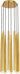 Pylon 8-Light Chandelier Visual Comfort Modern - brass scale view