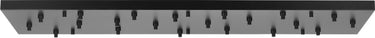 72 Inch Rectangular Multiport Canopy by Sean Lavin in Nightshade Black