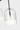 Leano 52 Chandelier by Sean Lavin in Bronze, detail of a ribbed glass shade and brass stem