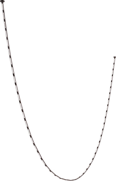 Catena 241 chandelier by Sean Lavin in Bronze, a very long jewel-like chain of crystal links draping in a deep curve