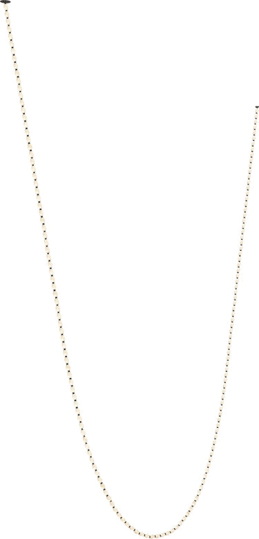 Collier Alabaster 480 Chandelier by Sean Lavin in Bronze, full-length strand draped from the canopy in a smooth curve