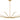 Lajos 67 Chandelier by Sean Lavin in Hand-Rubbed Antique Brass, long arms with crystal cylinders on a slim stem