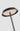 Lit black Tepa shade and stem against a grey backdrop