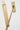 Ponte Large Linear Chandelier by Sean Lavin in Hand-Rubbed Antique Brass, close view of a cylinder light and its mount on the bar