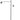 Mill 3-Light Outdoor Grande floor lamp in Black, full height view with three arms, conical shades and round base