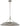 Sospeso X-Large Pendant by Sean Lavin in Polished Nickel, full front view of the pendant hanging from its stem and canopy