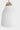 Forge Medium Tall Pendant by Sean Lavin in Matte White, second detail view
