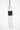Lassell 1-Light Pendant by Sean Lavin in Nightshade Black, close view of the top of the crystal tube where the cord enters, with the LED glowing inside