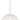 Bicono Round 18 Pendant by Sean Lavin in Nightshade Black, second full view of the lit pendant on its three cords
