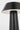 Close-up of the Black Sesa Short Accent shade meeting the stem