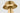 Detail of the Hand-Rubbed Antique Brass Sesa Short Accent shade and stem