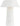 Sesa Short Accent rechargeable table lamp in Matte White, front view