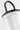Detail of the Tawa Accent lamp's Bronze handle and cap above the ribbed glass