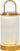 Tawa Accent rechargeable table lamp in Natural Brass, angled view on white