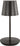 Nevis Short Accent rechargeable table lamp in Bronze, angled view on white
