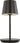 Nevis Short Accent rechargeable table lamp in Bronze, front view on white