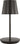 Nevis Short Accent rechargeable table lamp in Bronze, side view on white