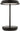 Bronze Tepa Short Accent rechargeable table lamp with the shade lit