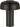 Louver 9 rechargeable table lamp in Bronze, angled view on white