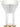 Beryl 15 lamp in Hand-Rubbed Antique Brass lit, the crystal glowing from the base