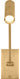 Ponte Small Task Sconce by Sean Lavin in Natural Brass, straight-on view of the task sconce