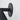 Midrand 4 Task Sconce by Sean Lavin in Nightshade Black, side view on a wall, showing the arm and round backplate