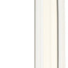 Reiya Round 13 Sconce by Sean Lavin in Nightshade Black, lit clear acrylic bar with a black cap, round profile