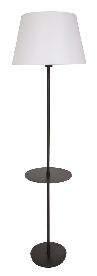 House of Troy Vernon 3-bulb Floor Lamps with Table in Black